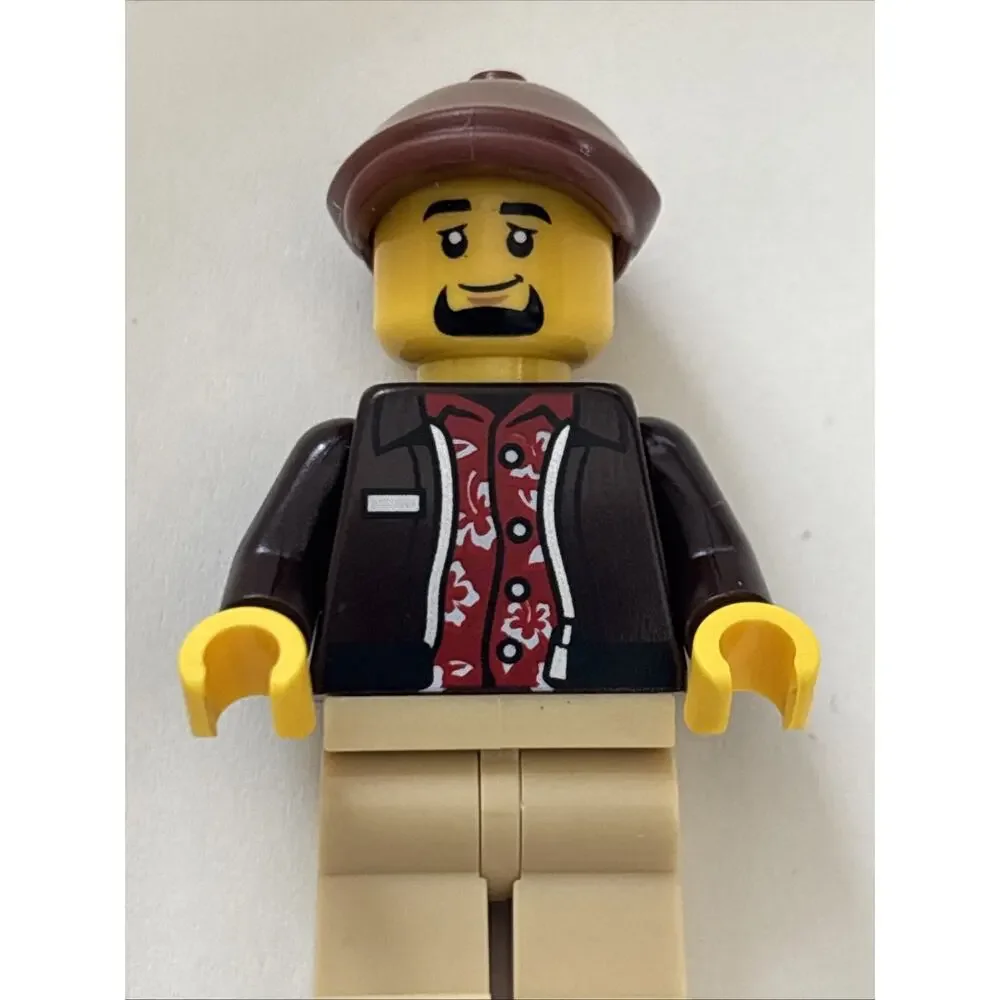 Lego Taxi Driver Minifigure #cty1953 Set #60487 Yellow Taxi Brand New